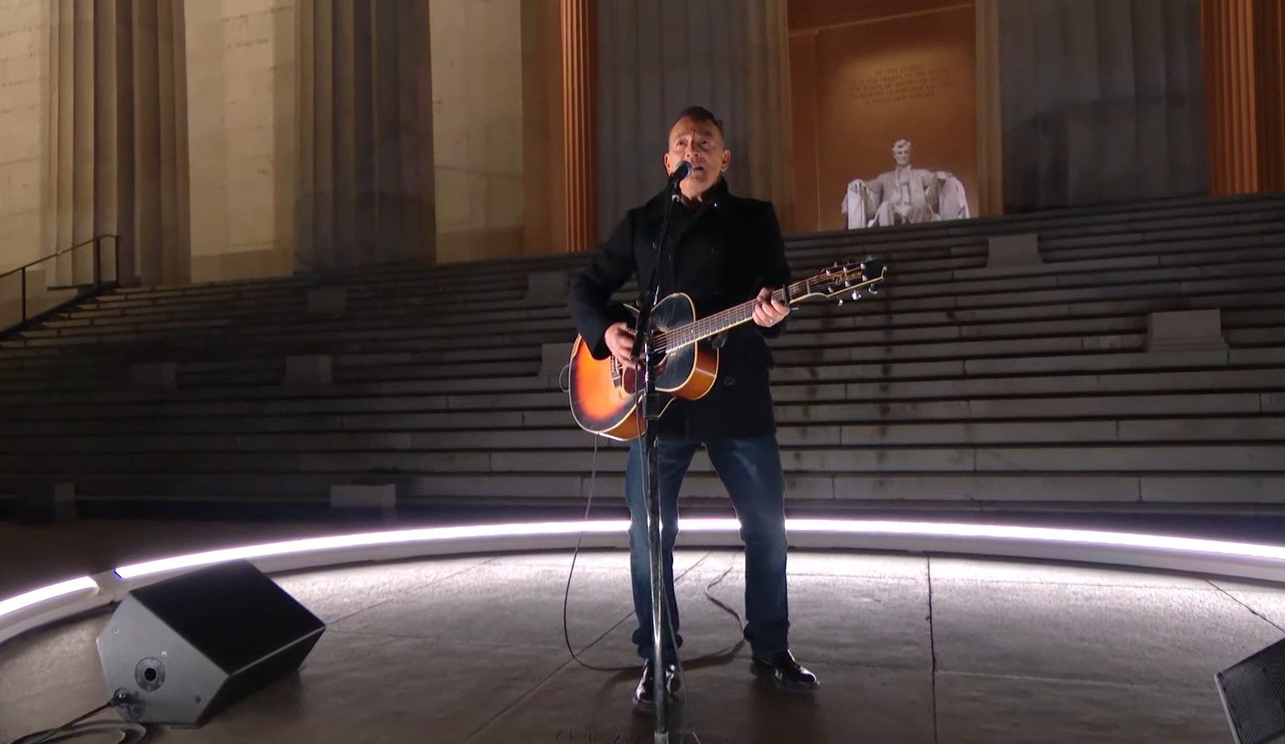 Bruce Springsteen en la toma de Joe Biden