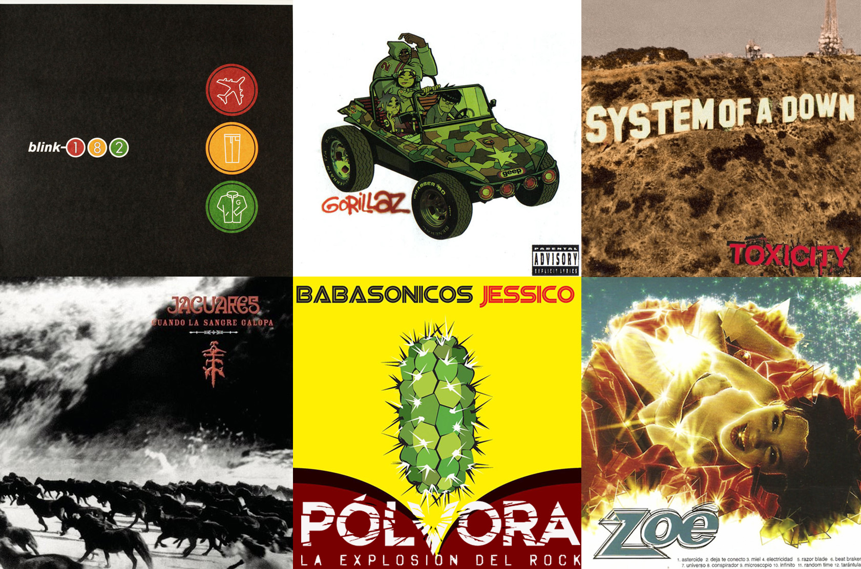 Pólvora - Veinte discos que cumplen 20 años en 2001