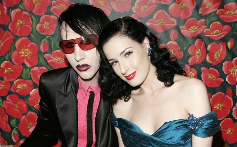 dita von teese marilyn manson