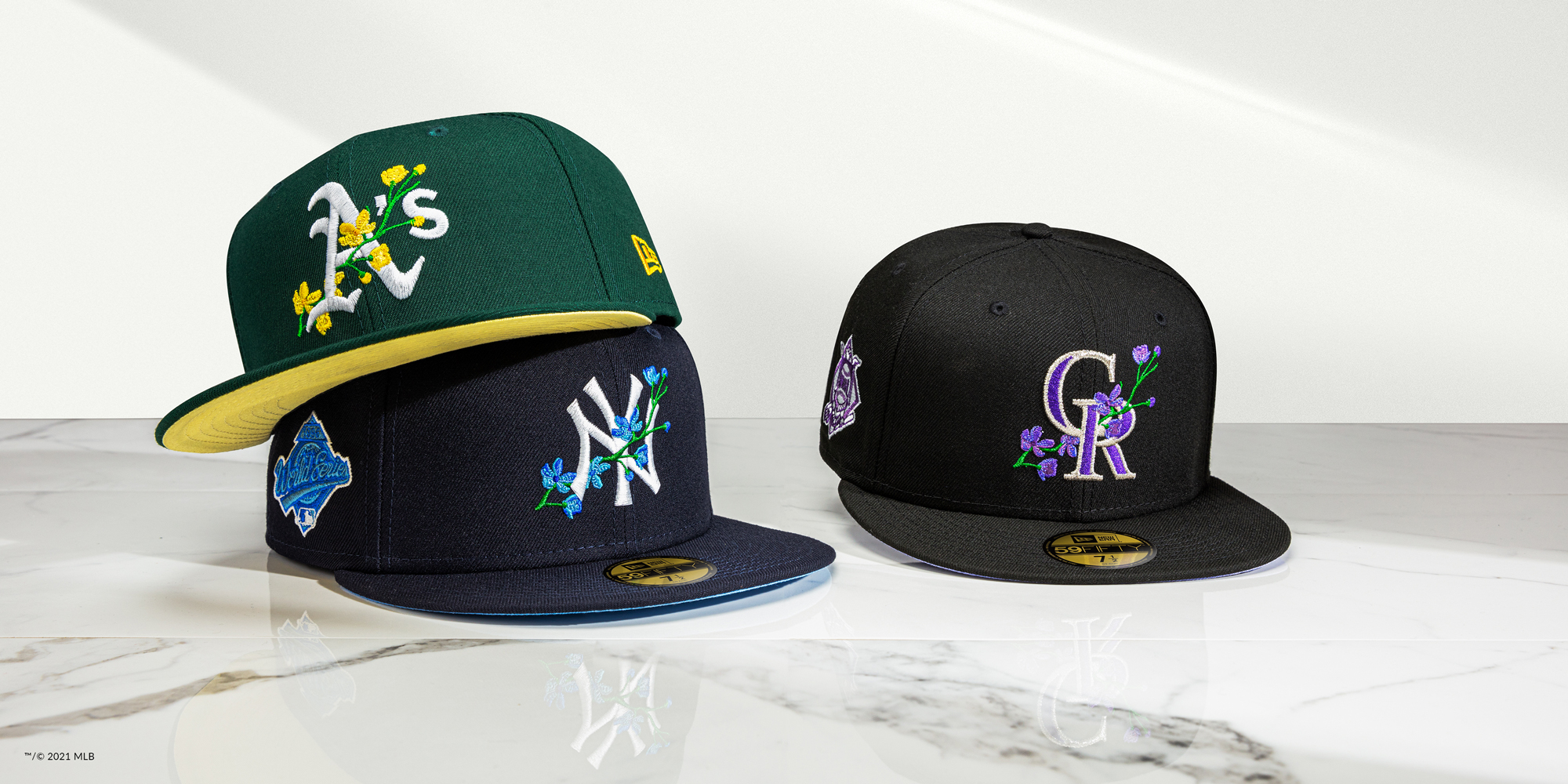 New Era Side Patch Bloom
