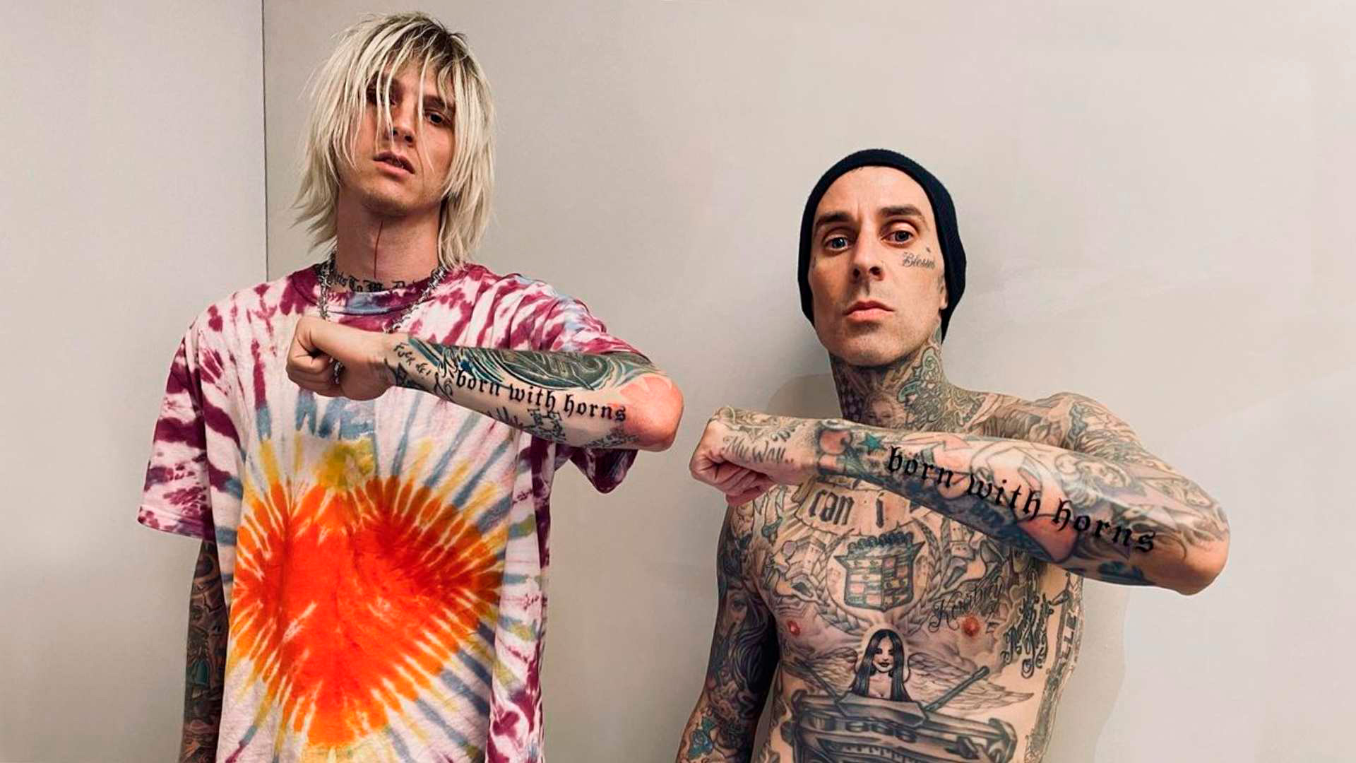 Machine Gun Kelly y Travis Barker