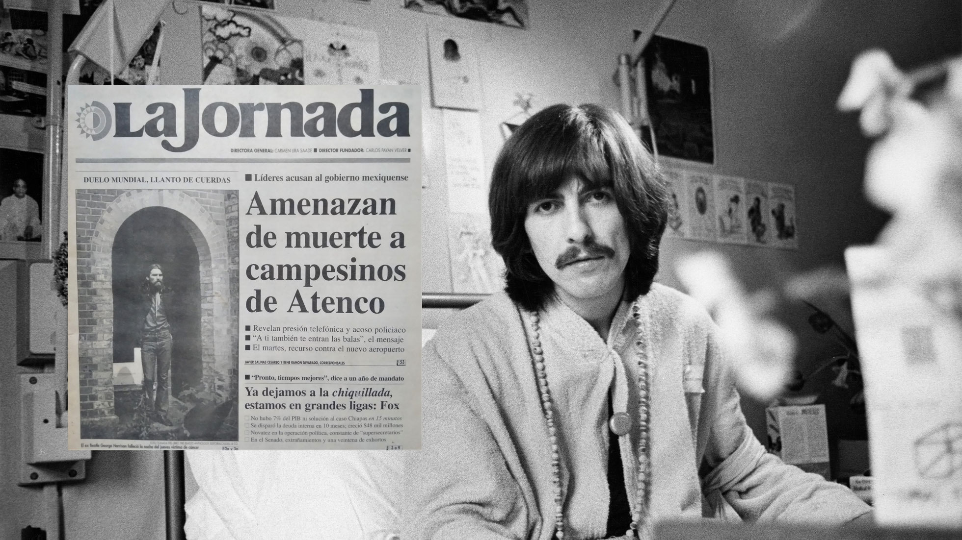 george harrison prensa mexicana muerte