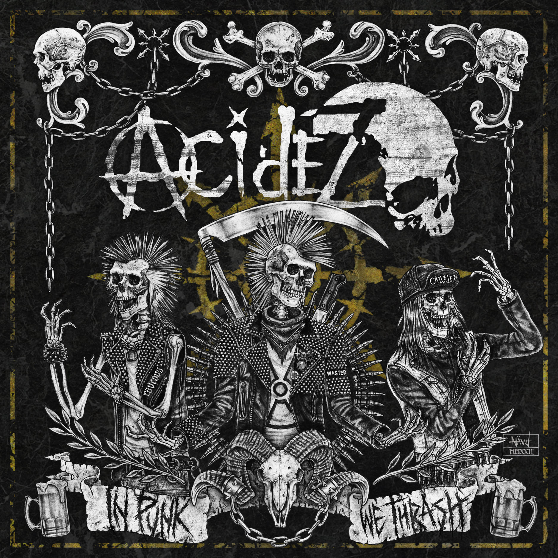 acidez - in punk we thrash