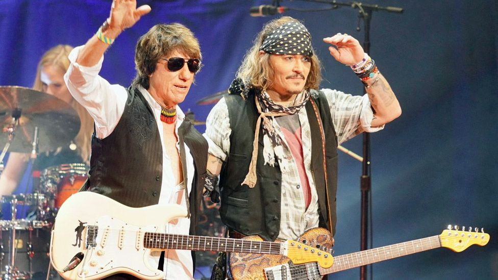 Johnny Depp y Jeff Beck