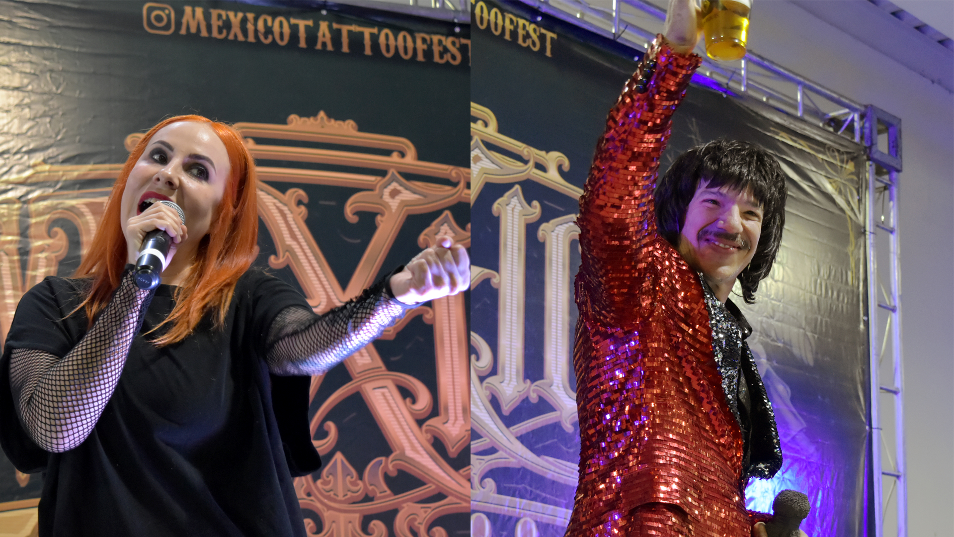 Su Majestad Imperial Silverio y María Daniela y su Sonido Lasser pusieron la música en la primera edición del México Tattoo Fest