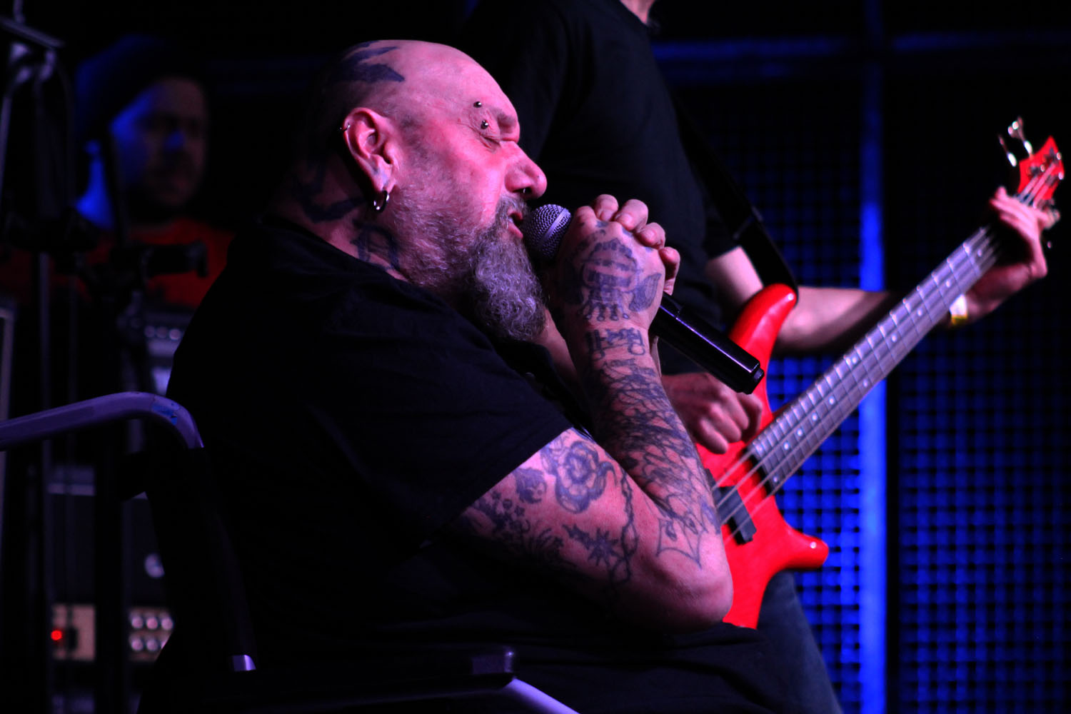 Paul Di'Anno en el Foro Veintiocho / Foto: Alexander Muñoz