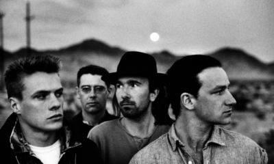 U2 en la sesión de Joshua Tree por Anton Corbijn