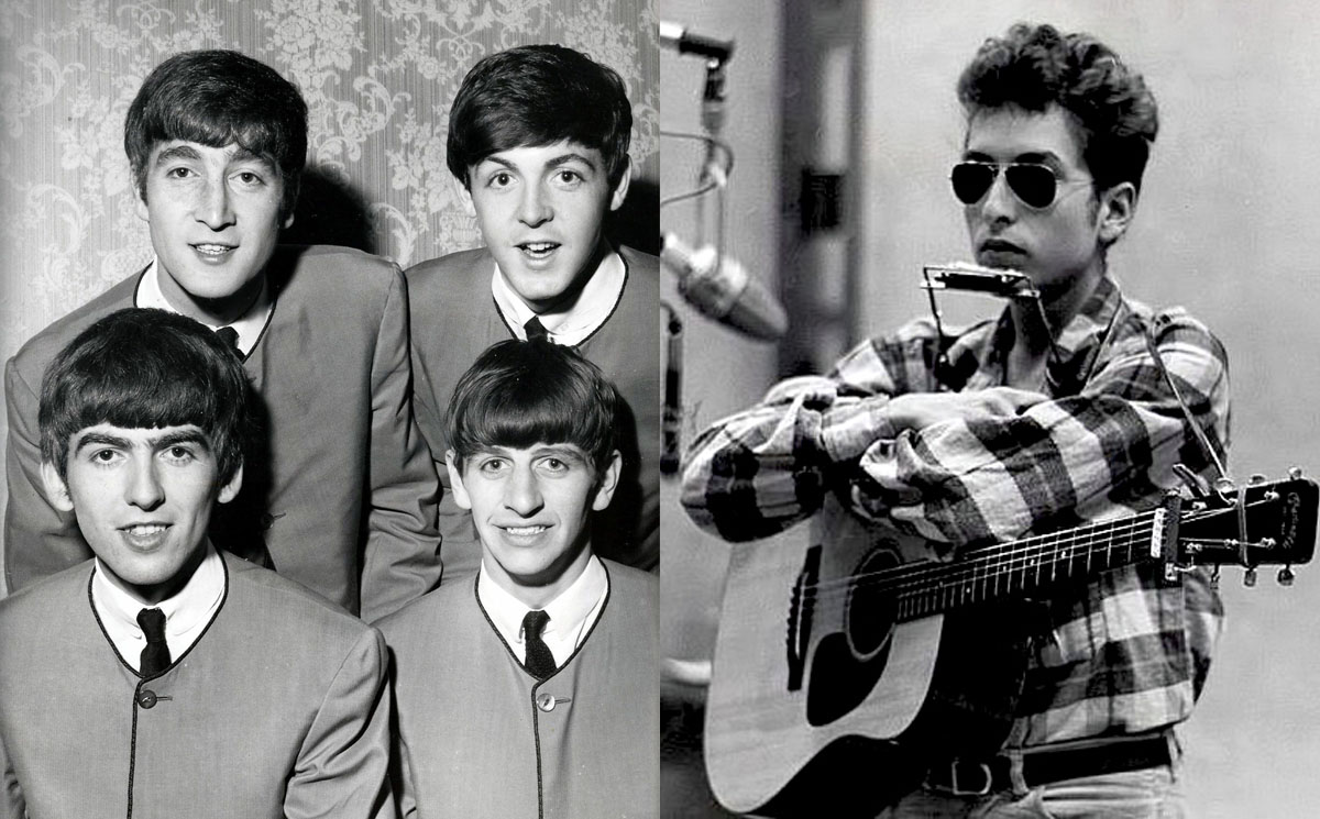 bob dylan the beatles