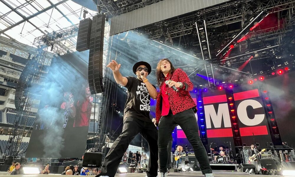 DMC junto a Classless Act en el SOFI Stadium de Los Ángeles / Foto: FB Oficial