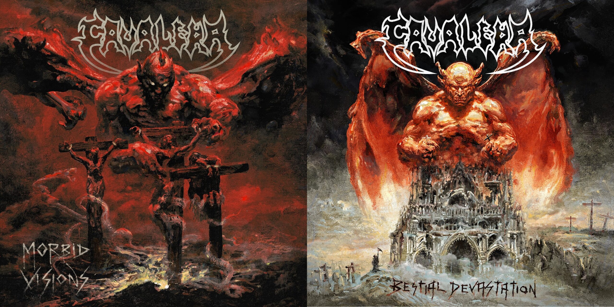 Cavalera – Bestial Devastation / Morbid Visions