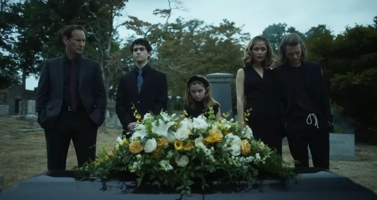 el funeral de Lorraine la abuela de los lambert