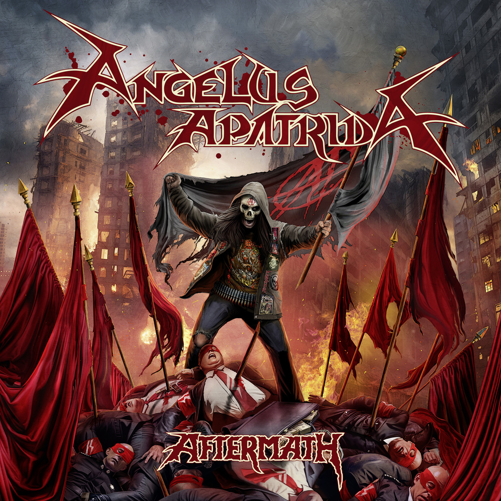 Portada del disco Aftermath de Angelus Apatrida