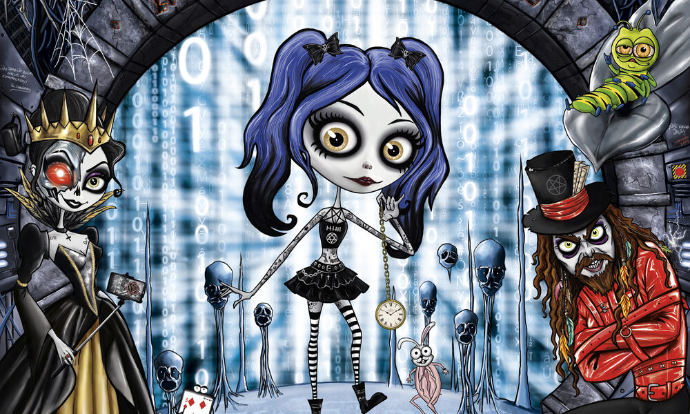 Portada de Alicia en el Metalverso, disco de Mägo de Oz