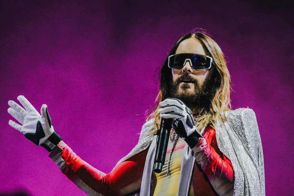 Jared Leto vocalista de Thirty Seconds To Mars