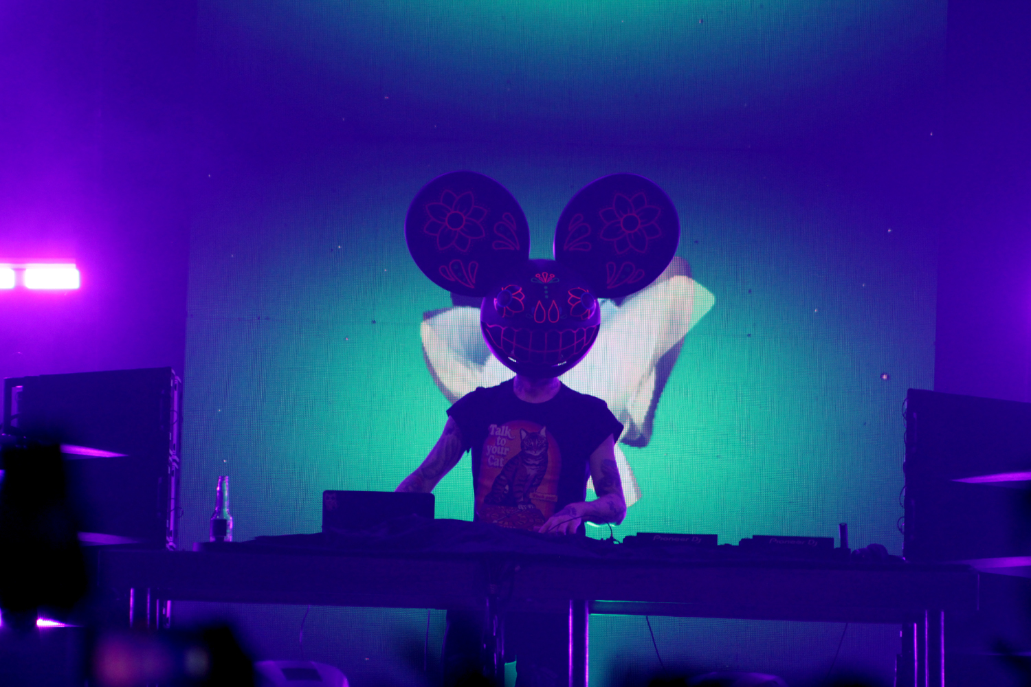 Deadmau5 en el Pepsi Center de la CDMX / Foto: Alejandro Piña / Karen Hernández