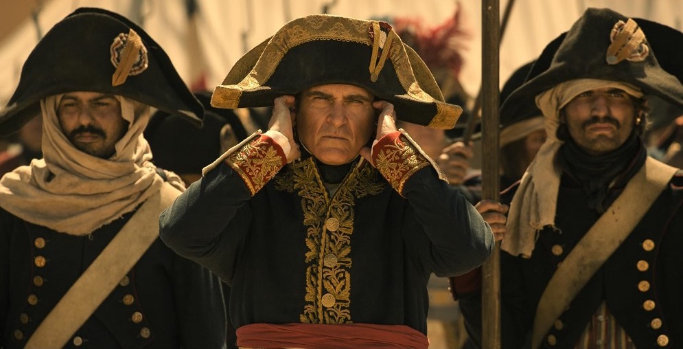 Joaquin phoenix como Napoleón Bonaparte
