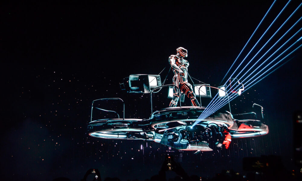 Holo de Eric Prydz desde el Palacio de los Deportes / Foto: Alejandro Piña