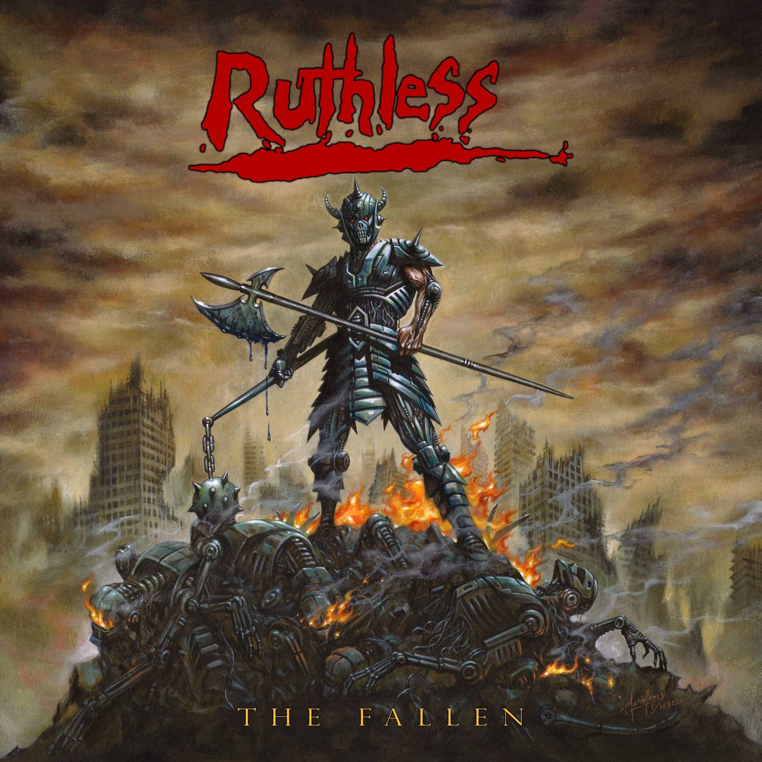 Portada del disco The Fallen del grupo Ruthless
