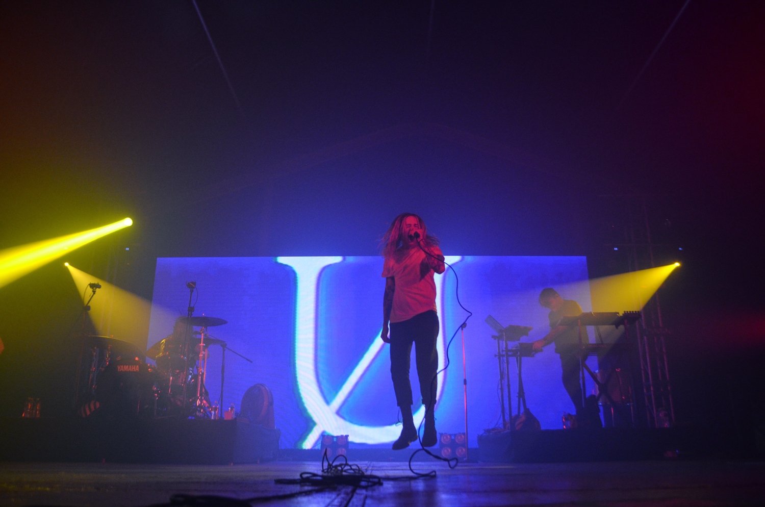 Underoath en el Velódromo de la CDMX / Foto: Alejandro Piña