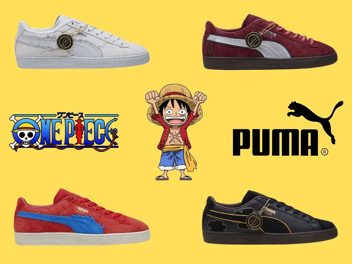 One Piece x Pumas Suede