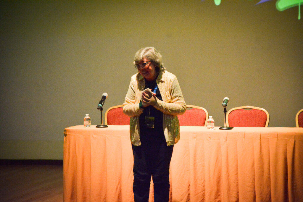 Rocío Garcel, la voz de Bulma en Dragon Ball recordando a Akira Toriyama en La Mole / Foto: Andre Dulché