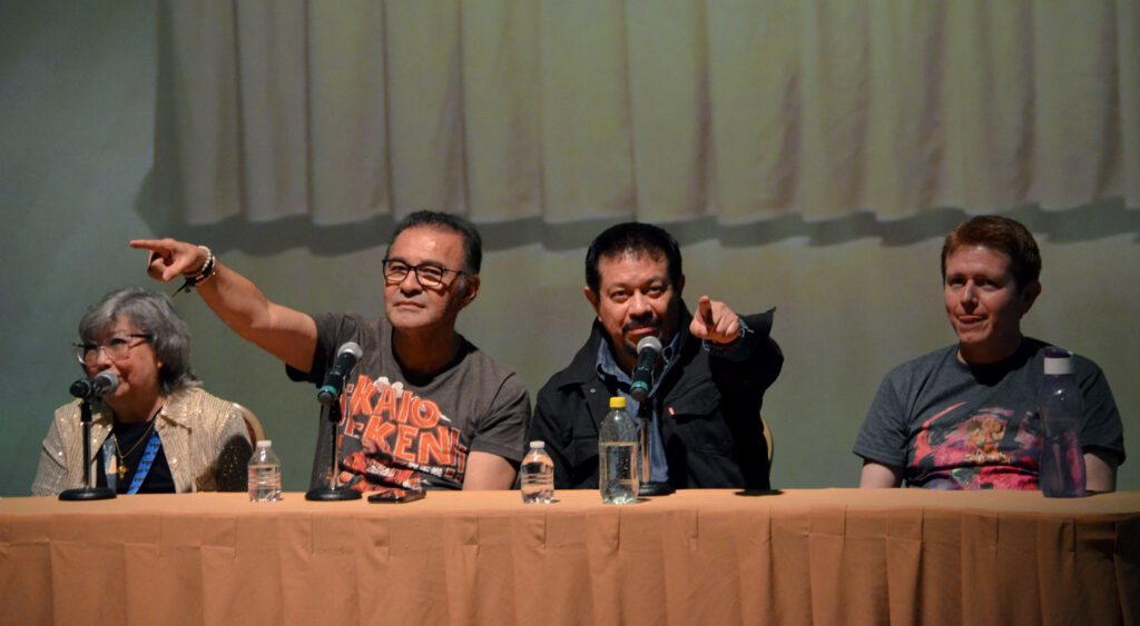 “El inmortal Ki de Akira Toriyama” desde La Mole 2024 con Mario Castañeda, Carlos Segundo y Rocío Garcel / Foto: Alejandro Piña