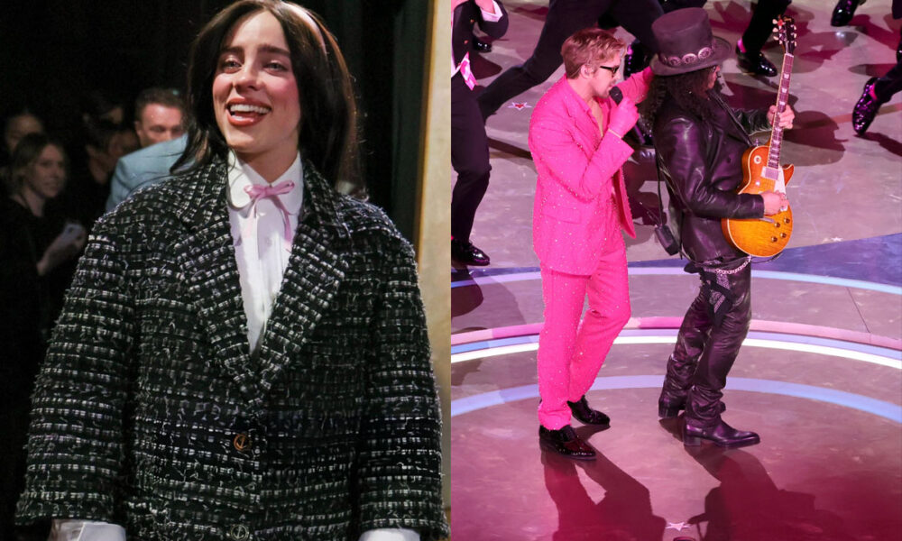 Oscar 2024 Billie Eilish y Ryan Gosling
