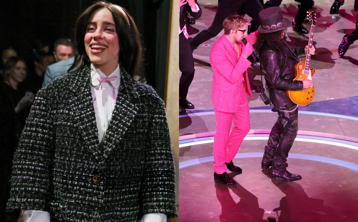 Oscar 2024 Billie Eilish y Ryan Gosling