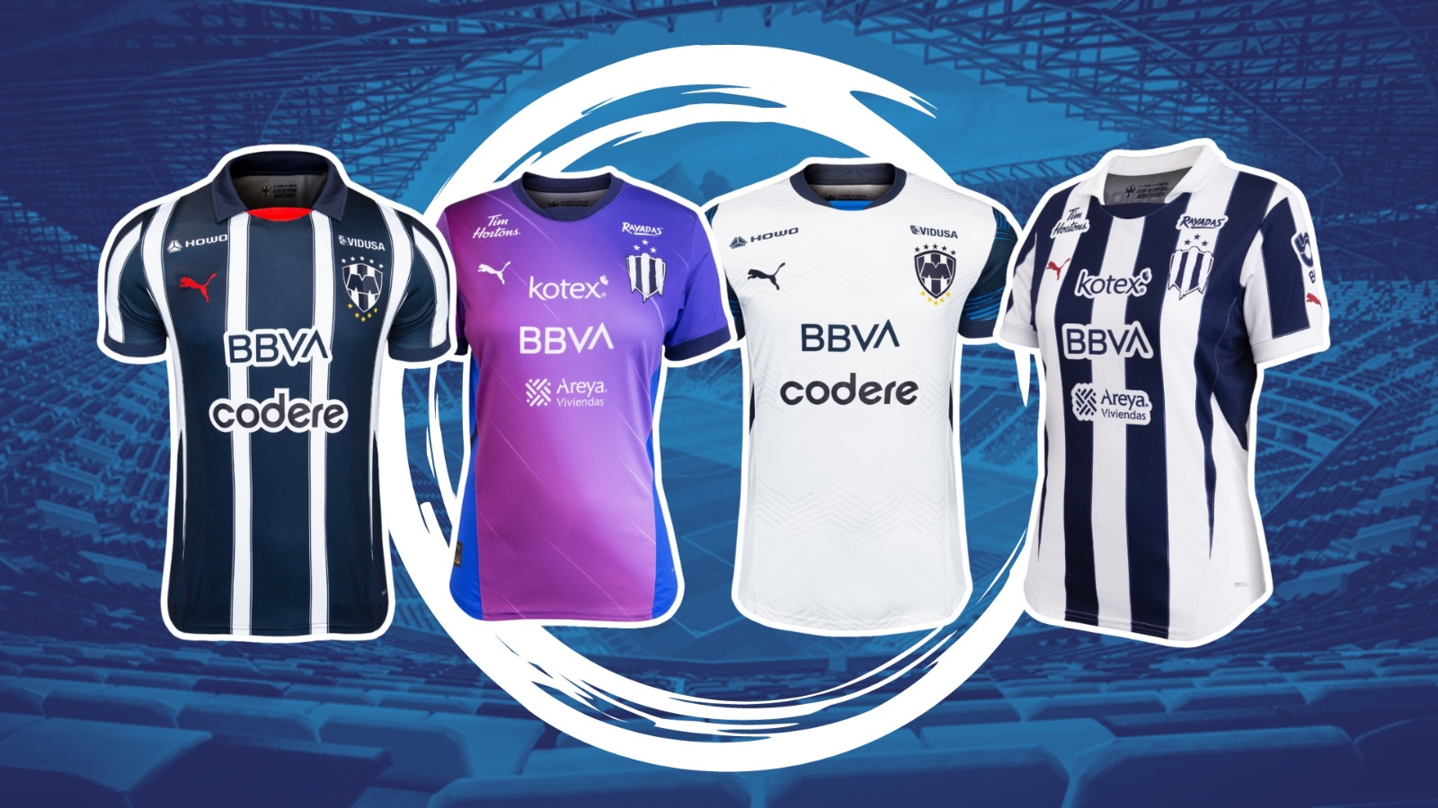 Conoce las playeras oficiales de los Rayados de Monterrey