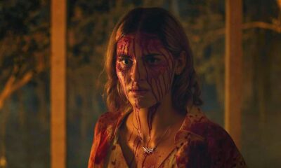 Elly llena de sangre en Herencia Diabólica