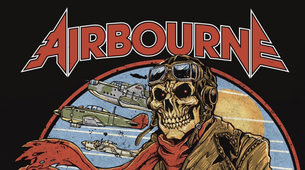 Arte creado para la gira Europea de Airbourne
