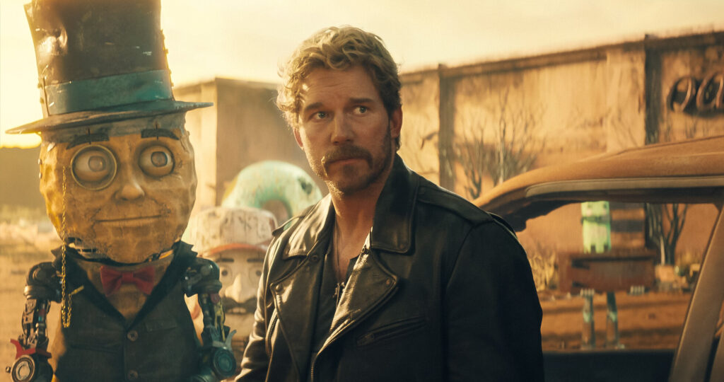 Chris Pratt sigue en su papel divertido y con alma noventera en Estado Eléctrico / Foto: Netflix