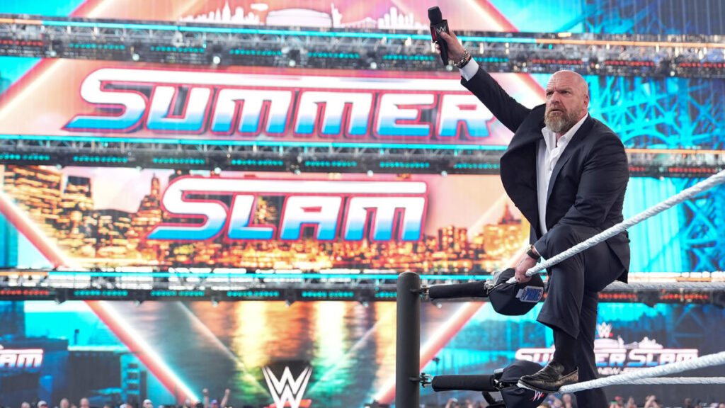 Triple H dio la bienvenida al segundo día de actividades de Summerslam 2025 / Foto: WWE