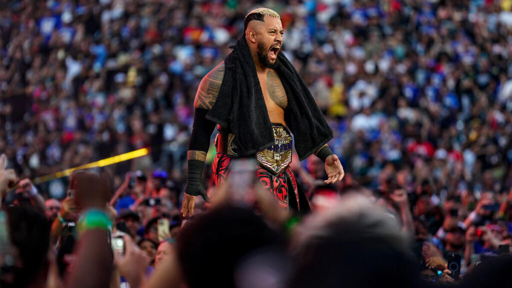 En una lucha mal ejecutada e intervenciones, Solo Sikoa venció a Jacob Fatu / Foto: WWE