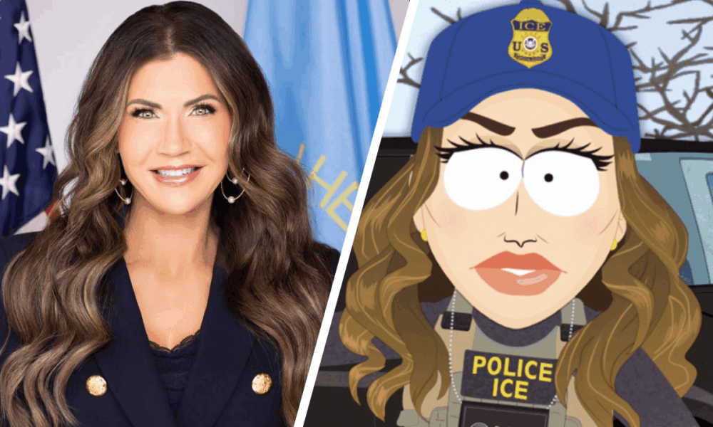 Kristi Noem, el nuevo objetivo de South Park de la administración de Trump