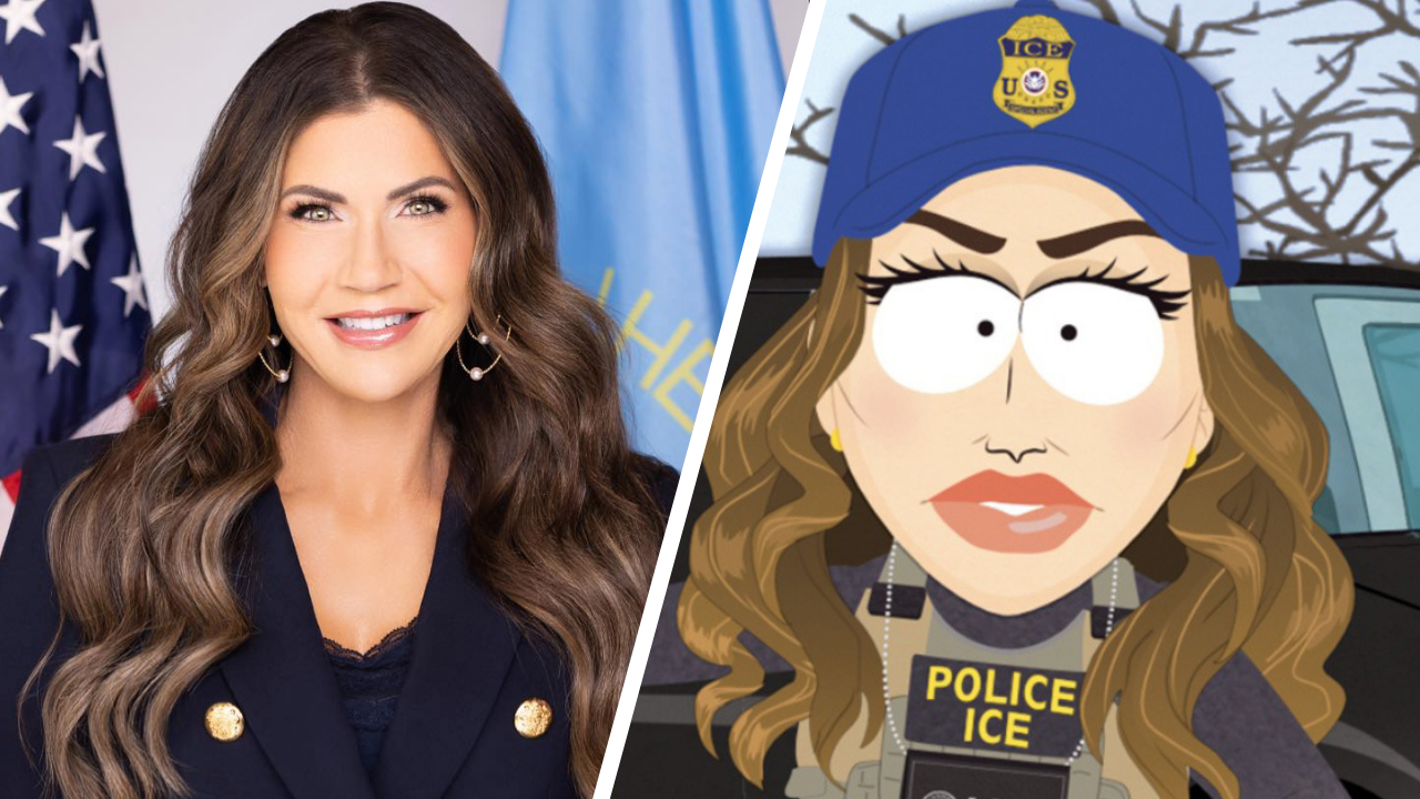 Kristi Noem, el nuevo objetivo de South Park de la administración de Trump