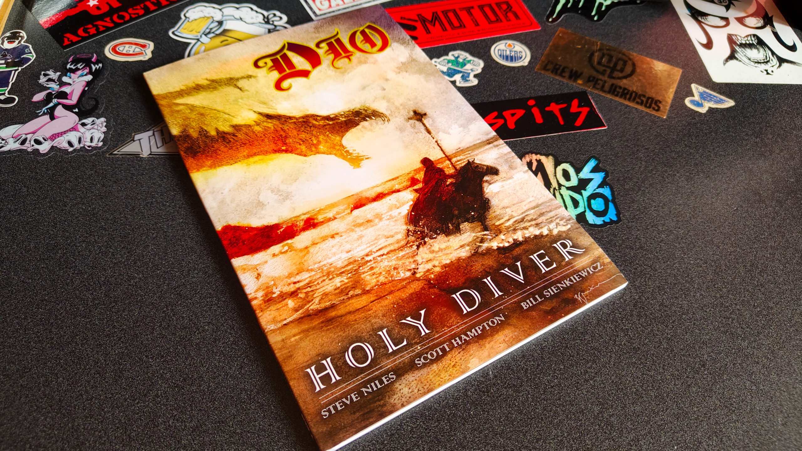 DIO: Holy Diver, el cómic que revela el origen de una portada icónica del heavy metal / Foto: Andre Dulché