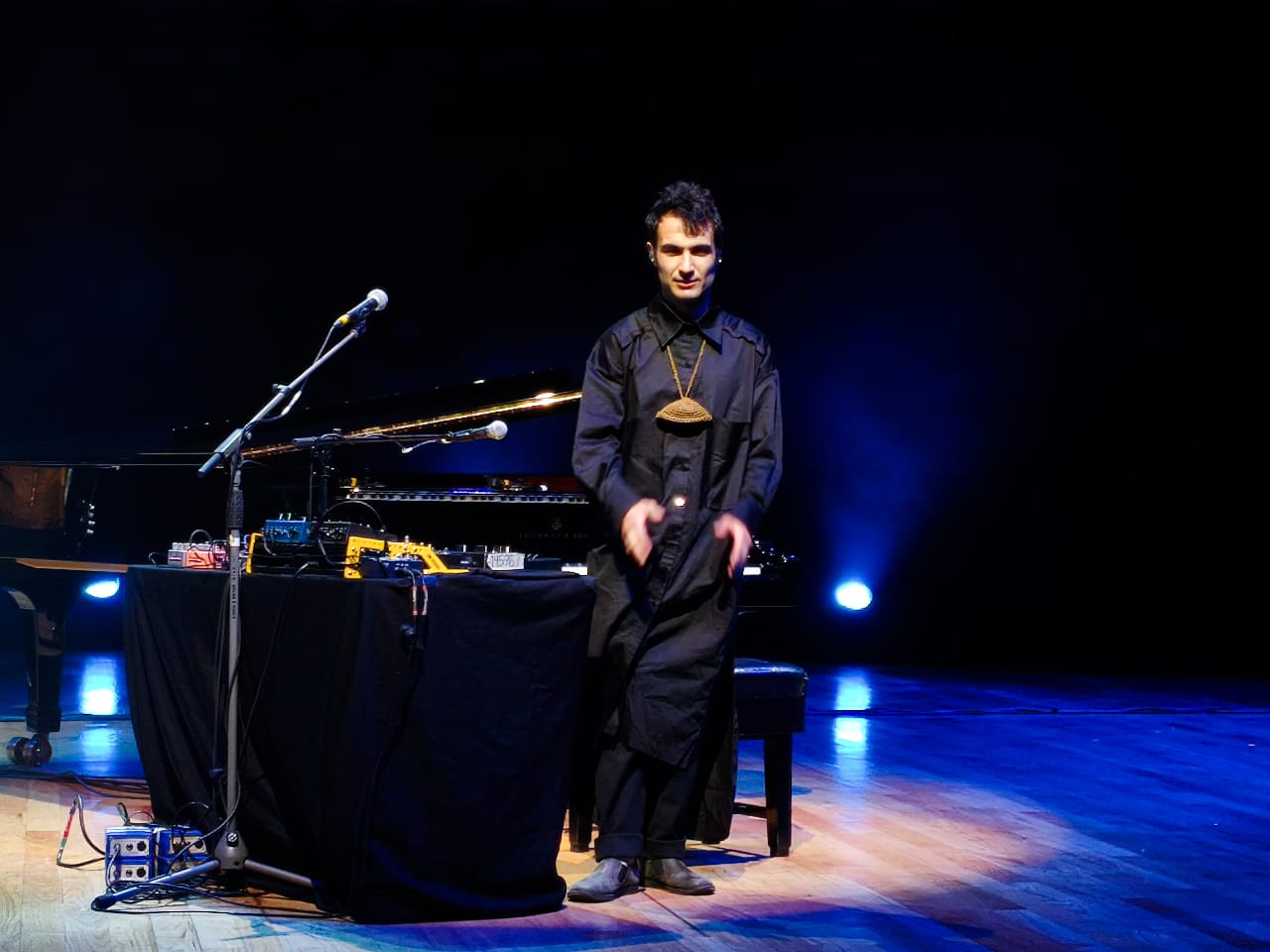 Tigran Hamasyan en Sala Nezahualcóyotl de Ciudad Universitaria / Foto: Diego Romero