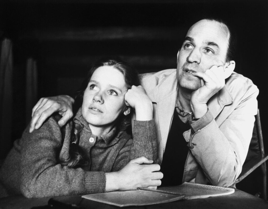 Liv Ullman y Ingmar Bergman en Persona
