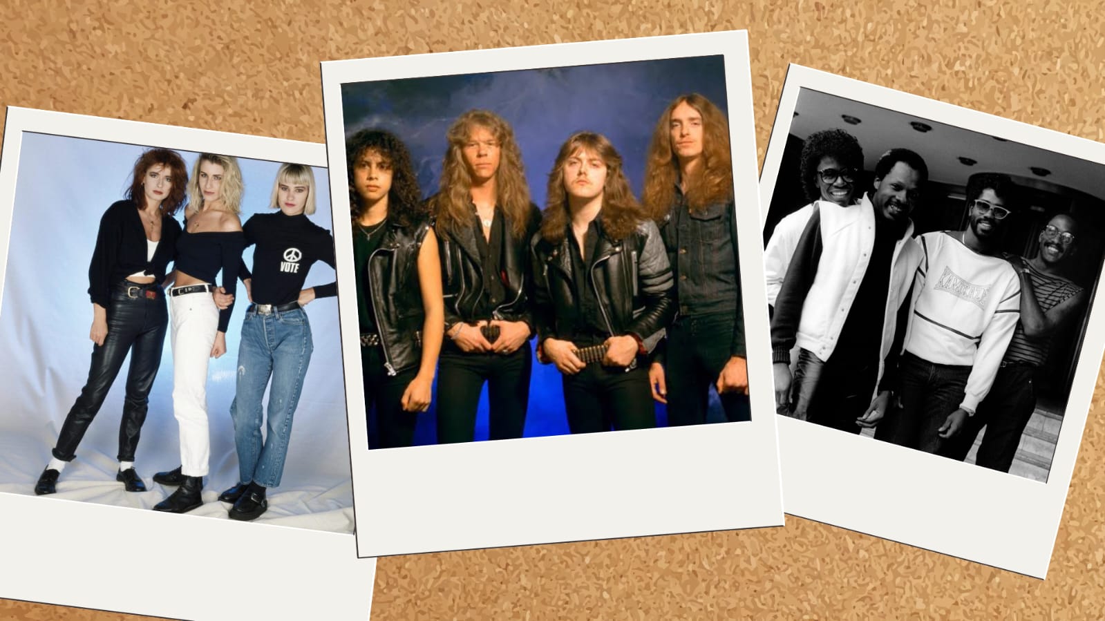 metallica bananarama y cameo en los 80
